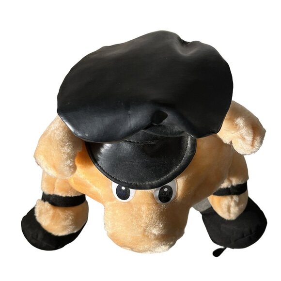 Harley Davidson 1993 Biker Pig Plush 15" Tall Vintage - Picture 10 of 11